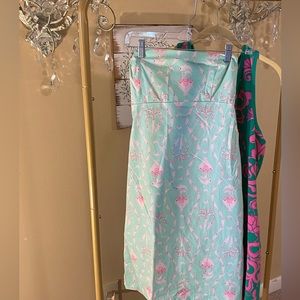 Lilly Pulitzer Terry Racer Back Dress AND Strapless Sundress from a Boutique NW